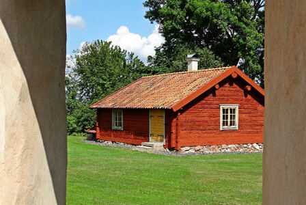 Old cottage countryside sweden