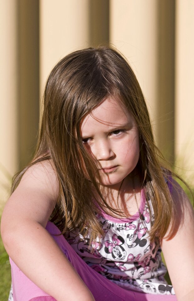 Serious child