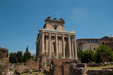 Forum temple ancient architecture photo