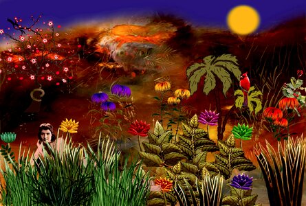 Flowers plant photoshop