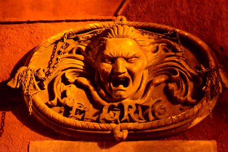 Cry carved wood art