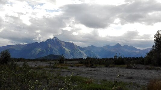 Mountains alaska landscape photo