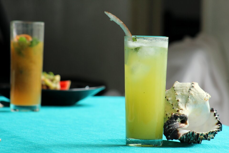Pineapple water seafood