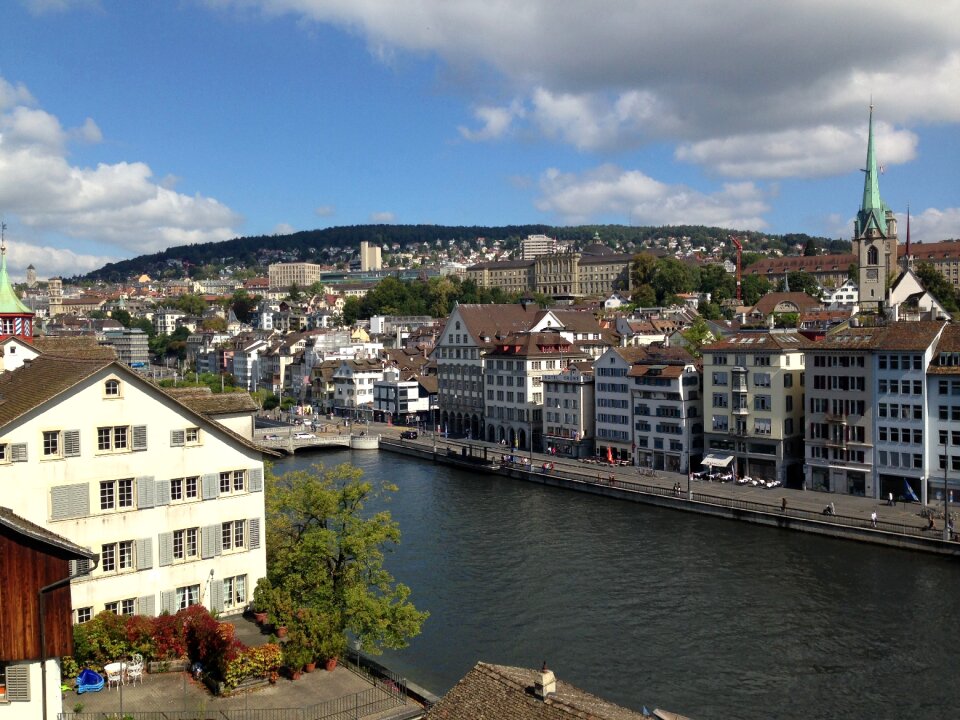 Zurich suiss river