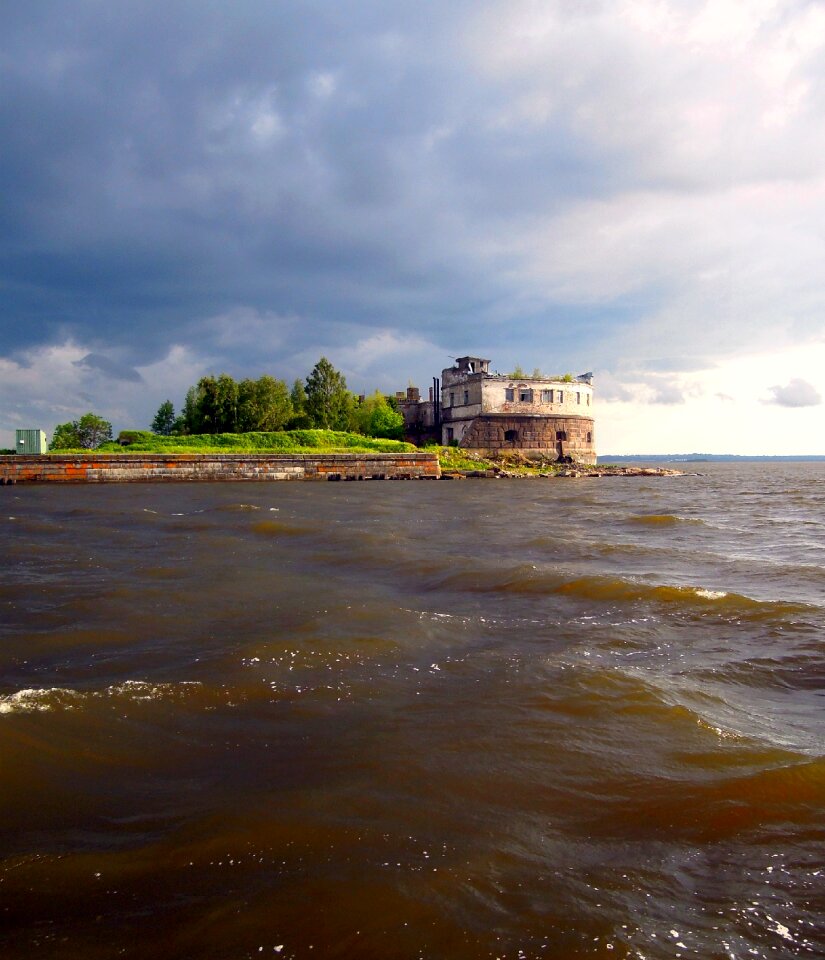 Fortification seascape sea