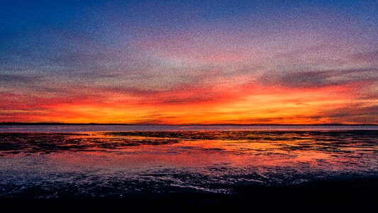 Arcachon basin sunset audenge