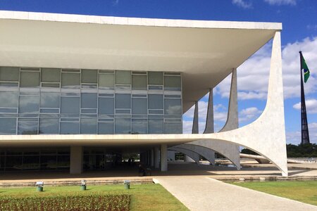 Brasilia palace of the plateau square of the three powers