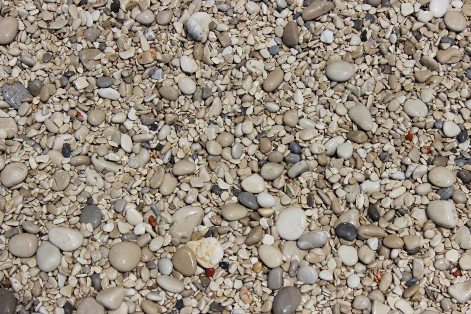 Nature coarse gravel