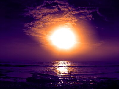 Sun sea india photo