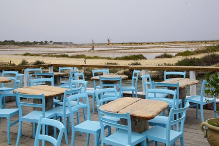 Evaporation marsala water basin photo