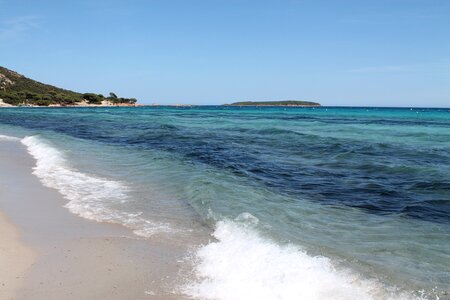 Corsican beach water