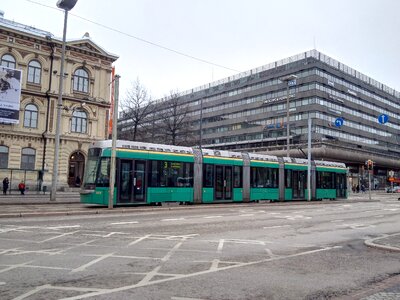 Tram street finland