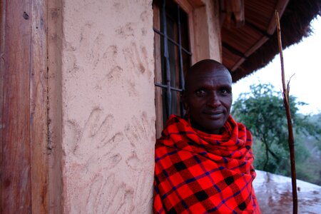 Masai colorful photo