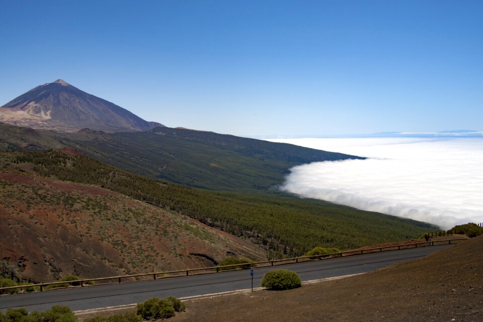 Landscape outlook teide national park