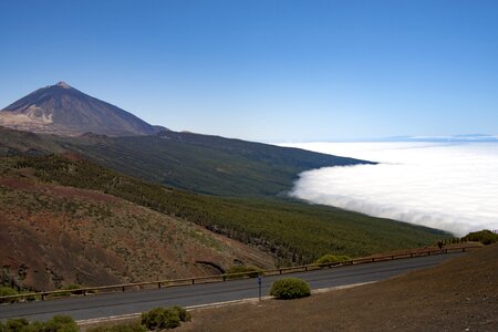 Landscape outlook teide national park