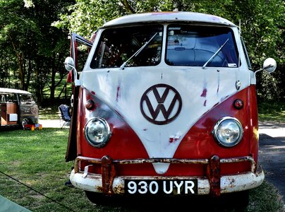 Hippie vw bus 1967 photo