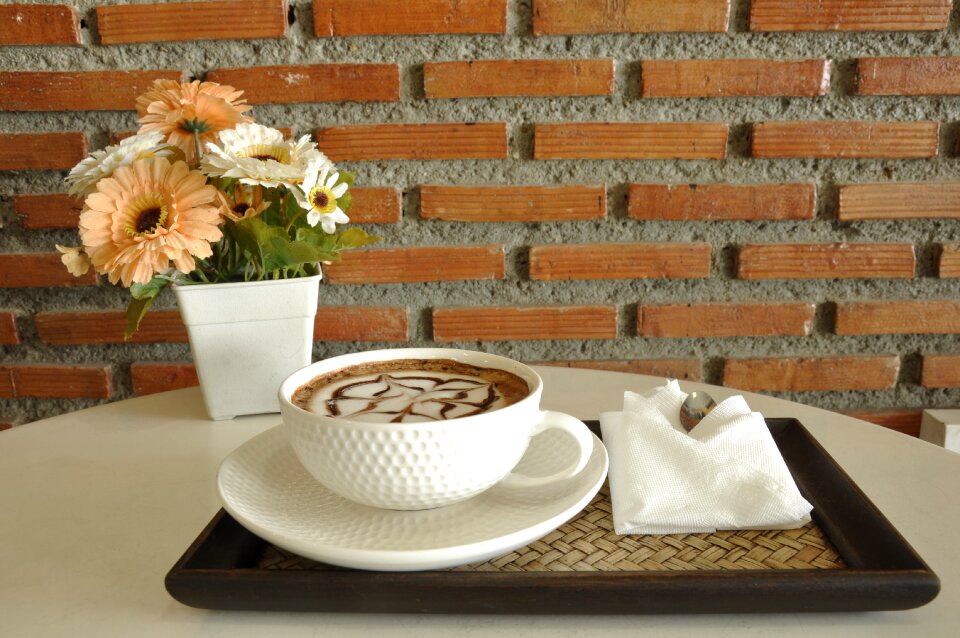 Flower wall background
