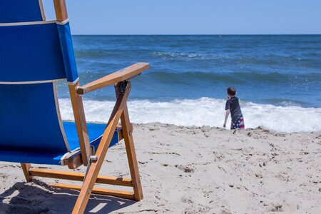 Chair sand photo