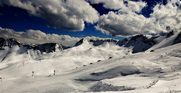 Snow runway alpine photo