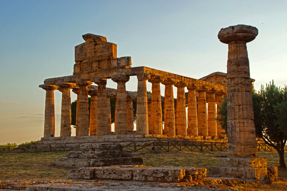 Greek temple ancient ruins ruins