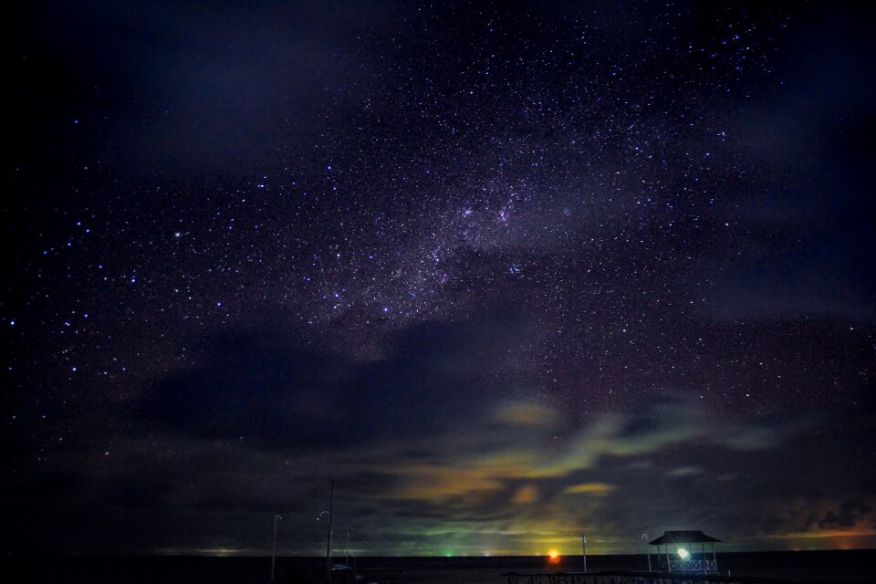 Starry dark photo