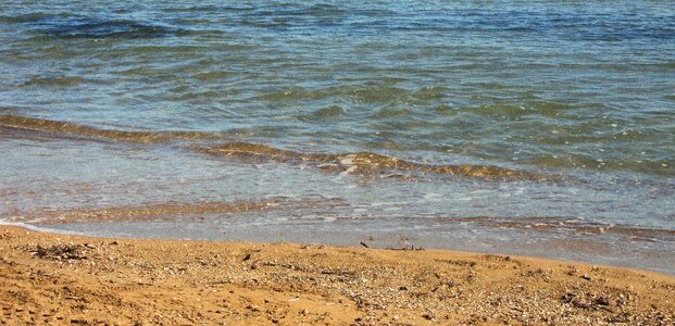 Summer waters sand beach