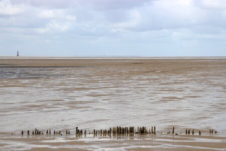 North sea wadden sea ebb