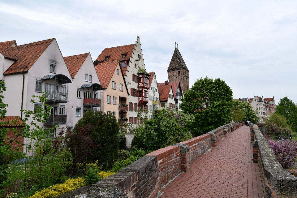 Walled town rampart fortification