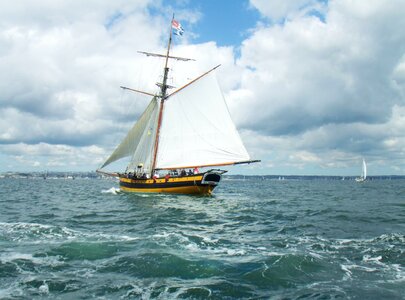 Sailboat former brest