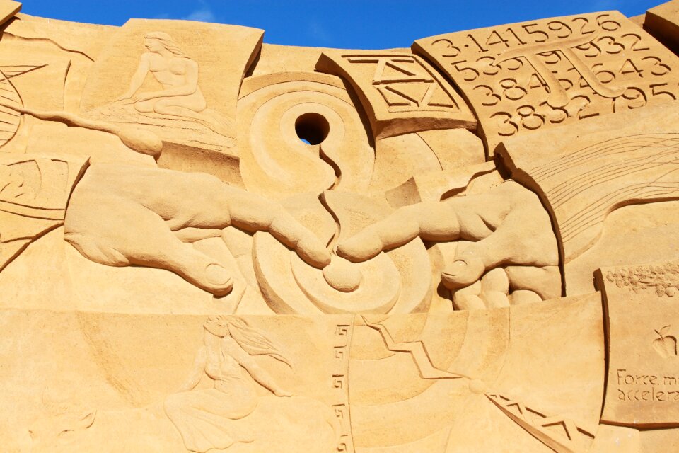 Festival sand sculpture art photo