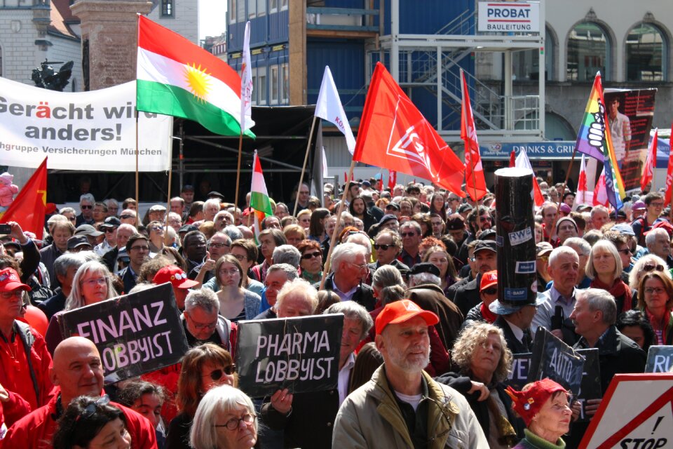 May day celebrations munich crowd
