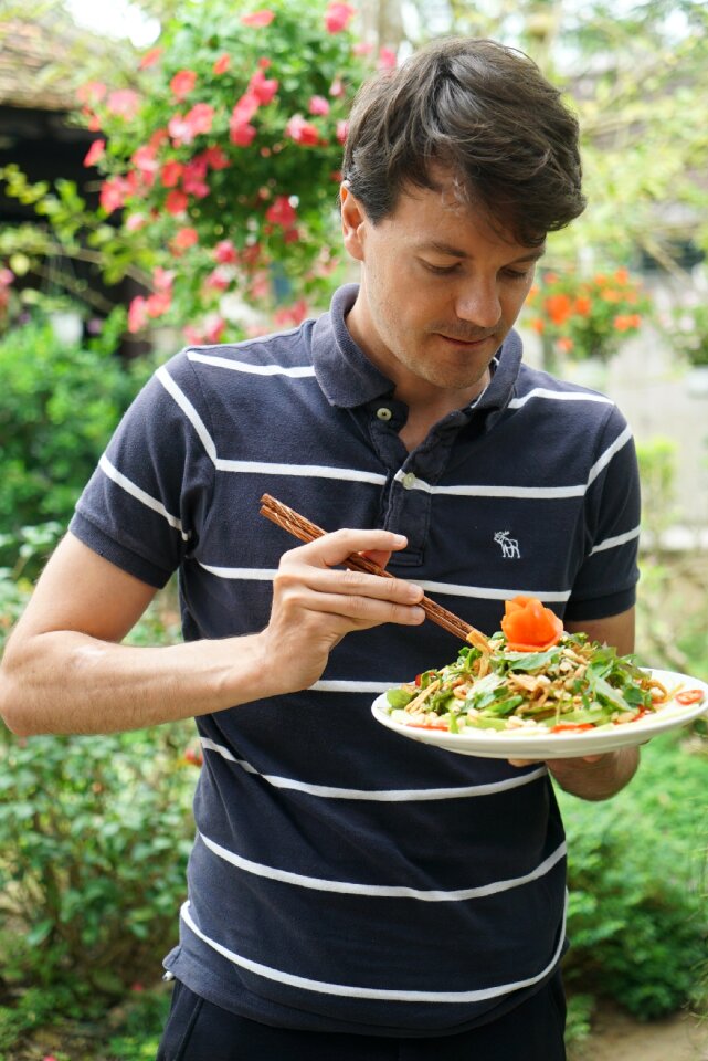 Man present delicious