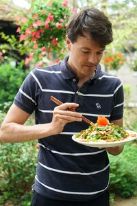 Man present delicious