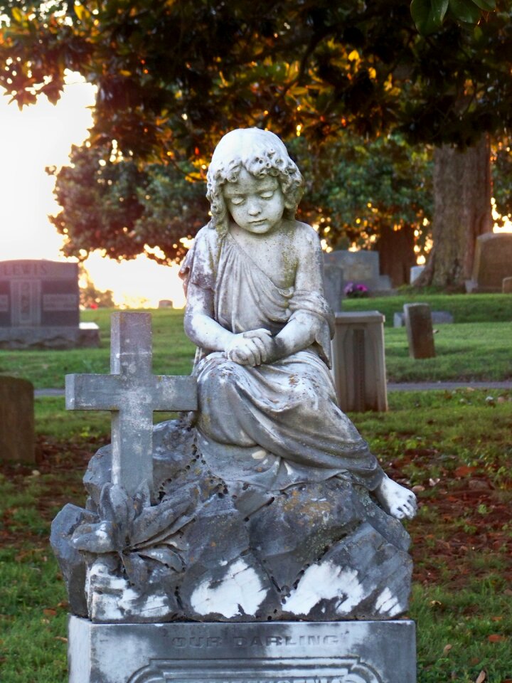 Cemetery graveyard stone