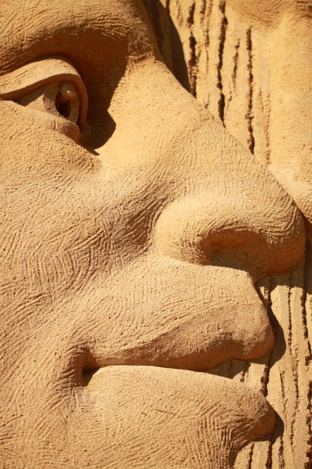 Sand sculpture artwork denmark