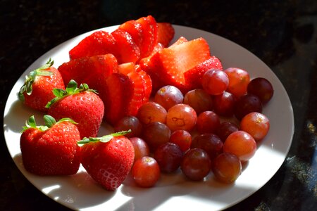 Strawberries fruit food