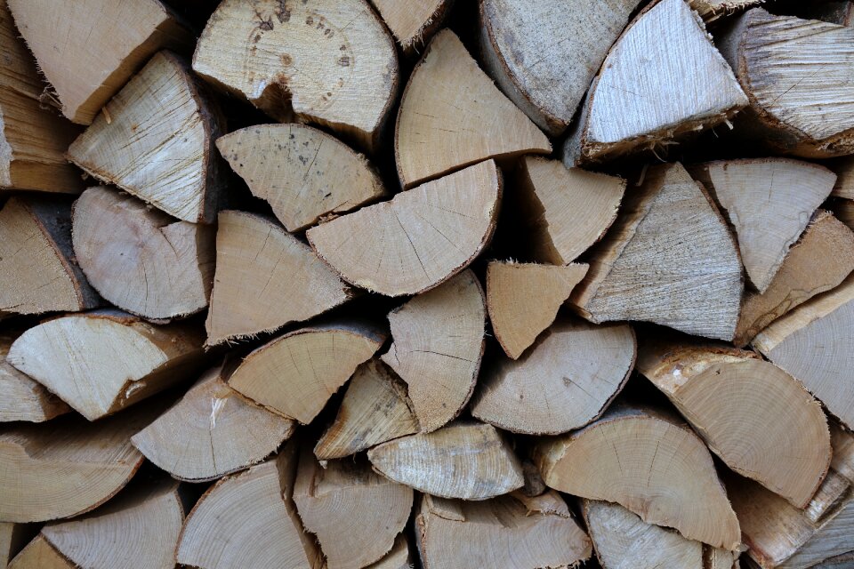 Firewood holzstapel heat