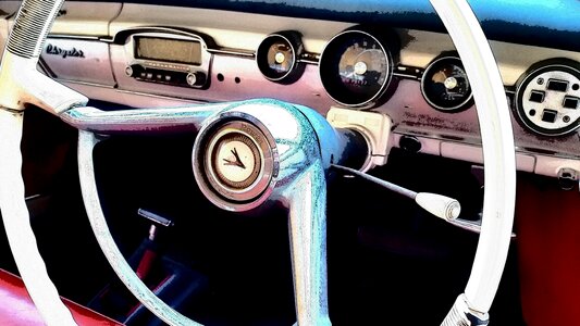 Dashboard steering steering wheel