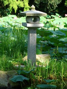 Japan lantern garden