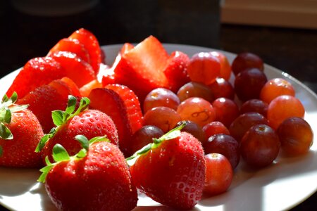 Strawberries fruit food