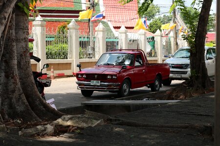 The car tourism red photo