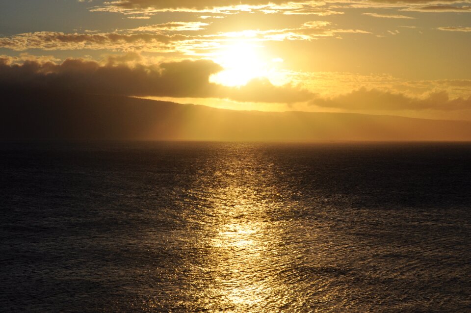 Sun sea sky