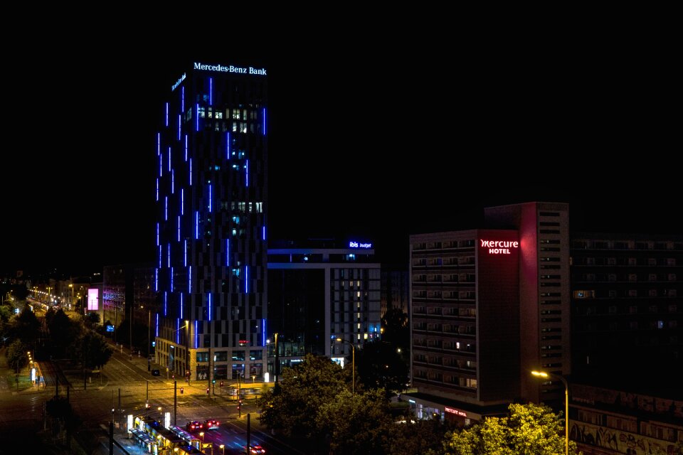 Germany building night