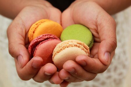 Dessert holding delicious