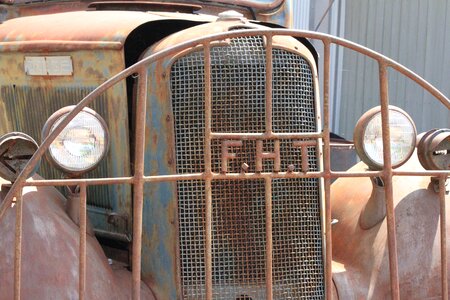 Pickup rusty outdoors