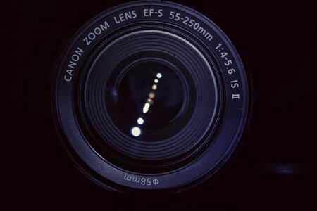 Zoom lens 55mm 250mm photo