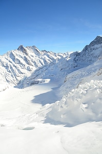 Snow mountin interlaken jungfrau photo