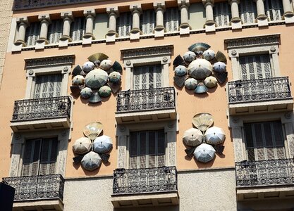 Building stucco elements screens