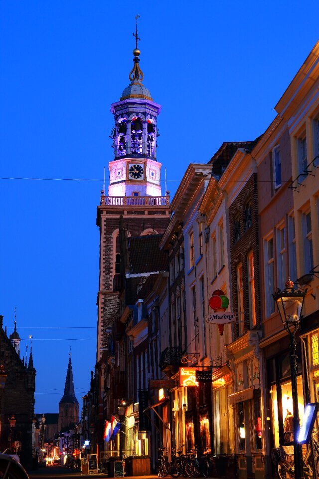 Evening houses mood