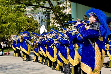 Blue brass band mood